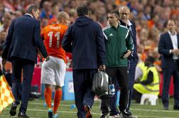 Robben se ni mogel zadržati: "Vedno branim soigralce, a to je bilo res neumno" 