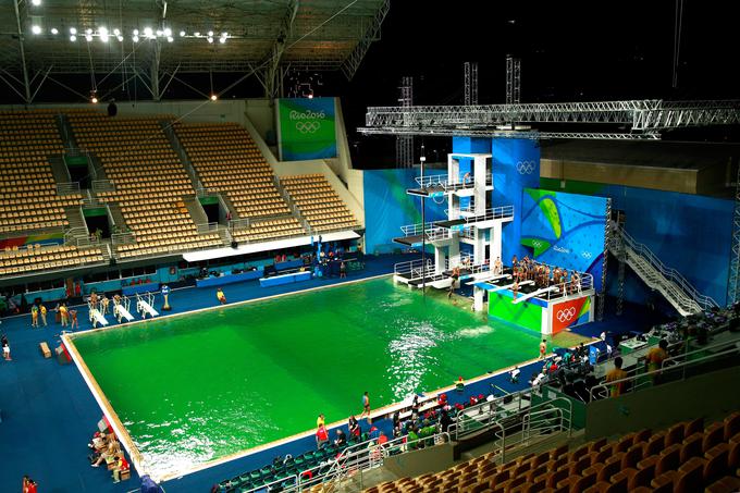 Naposled so Brazilci le zamenjali filtre v bazenih, kar bi morali storiti že tedne prej, pravi Mancevič. | Foto: Getty Images