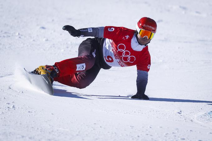 Na olimpijskih igrah v Pekingu je ciljal na medaljo, a se je po 11 dneh izolacije zaradi okužbe s covidom, moral zadovoljiti z 11. mestom. | Foto: Anže Malovrh/STA