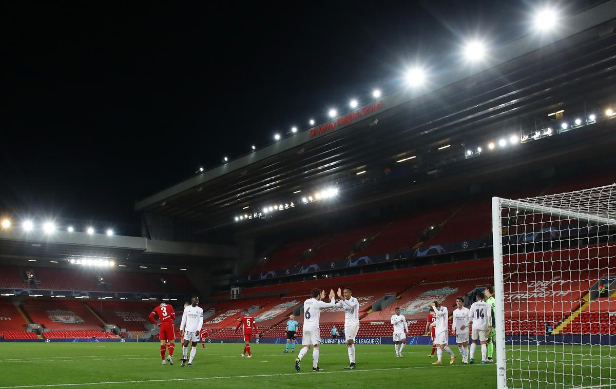 Liverpool, Real Madrid | Real Madrid se je uvrstil v polfinale. | Foto Reuters