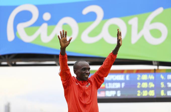 Olimpijski prvak v maratonu Eliud Kipchoge. | Foto: Reuters