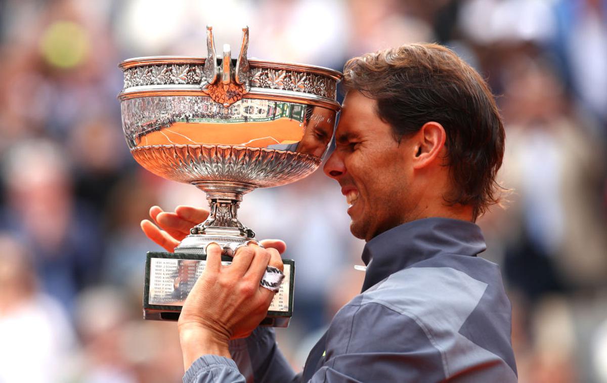 Rafael Nadal | Nadal do zdaj v finalu Odprtega prvenstva Francije še ni izgubil. | Foto Gulliver/Getty Images
