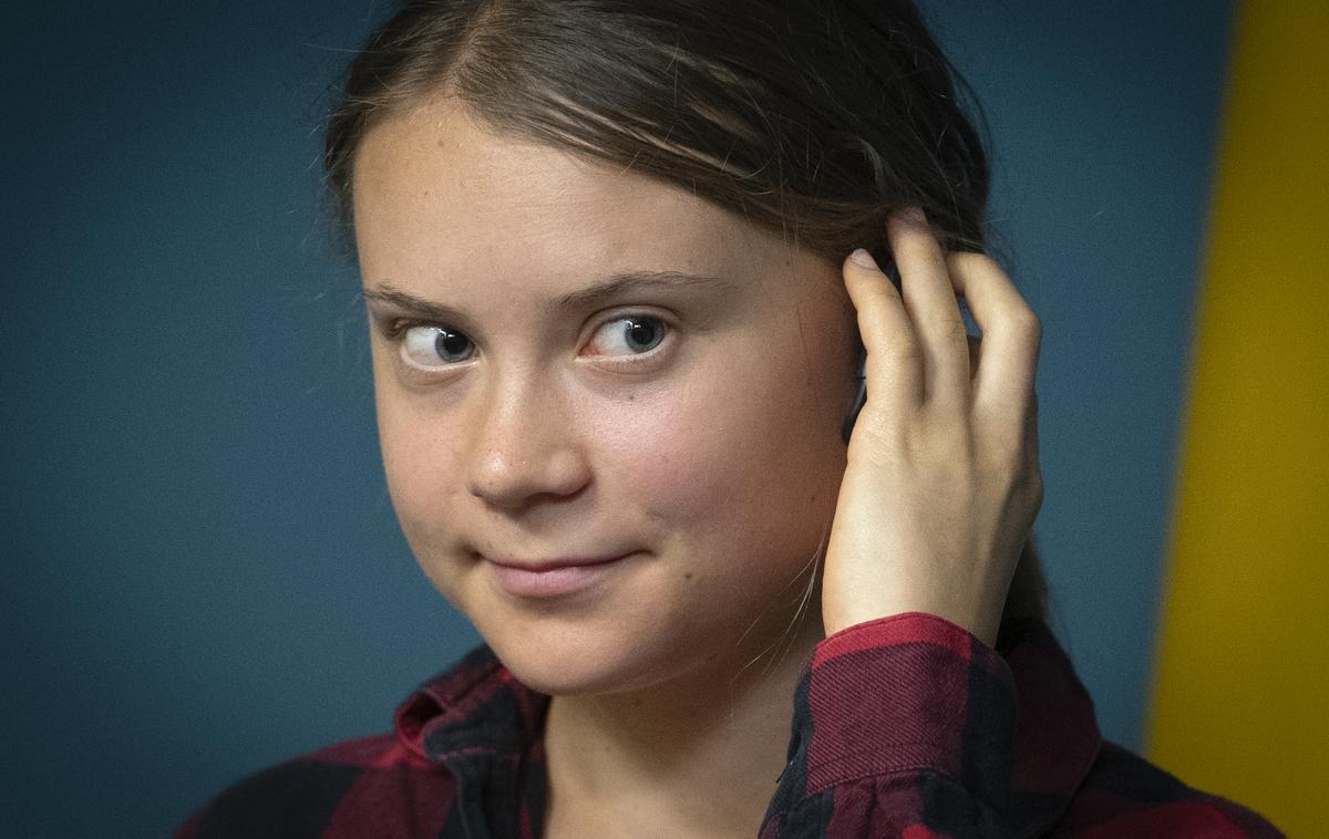 Greta Thunberg | Vodja kampanje britanskega Greenpeacea Maja Darlington je opozorila, da aktivistom sodijo, ker so mirno protestirali, medtem ko so direktorji naftnih podjetij "proslavljali milijarde, ki so jih zaslužili s prodajo fosilnih goriv, ki uničujejo podnebje".  | Foto Guliverimage