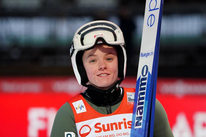 Eirin Maria Kvandal je zmagovalka tekme na letalnici in norveške turneje. | Foto: Guliverimage