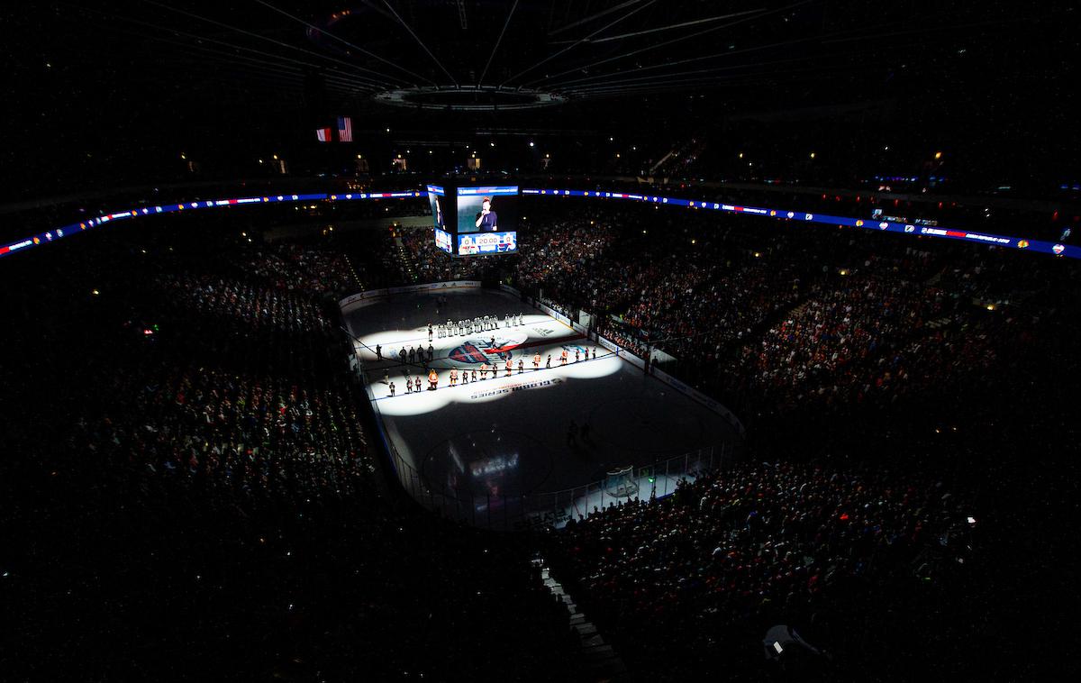 Chicago Blackhawks - Philadelphia Flyers NHL v Pragi 2019 | Tekem v ligi NHL do nadaljnjega ne bo. | Foto Grega Valančič/Sportida