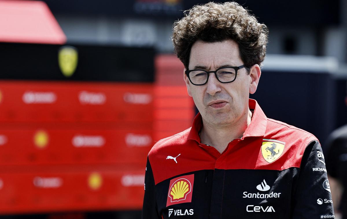Mattia Binotto | Vodstvo Ferrarija je v izjavi za javnost zapisalo, da je že sprejelo odstop Binotta. | Foto Reuters