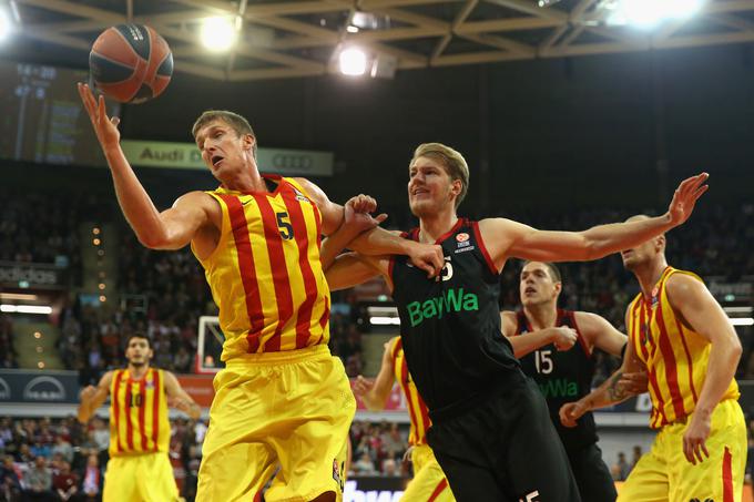 Justin Doellman za Kosovo igra kot naturalizirani košarkar, sicer pa je Američan član znamenite Barcelone, pri kateri je eden od nosilcev igre. | Foto: Getty Images