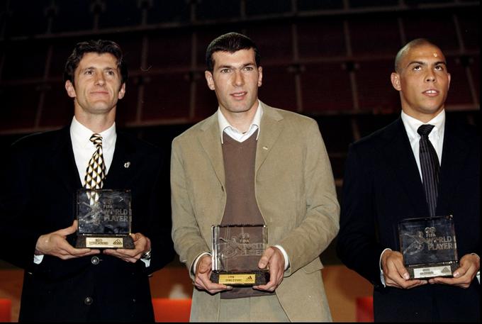 V izboru za nogometaša leta je bil leta 1998 tretji. | Foto: Reuters