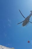 Planinci oteževali reševanje helikopterja v gorah