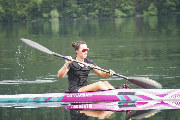 Anja Osterman | Anja Osterman je po pričakovanjih zmagala med članicami na 200 metrov. | Foto Boštjan Boh