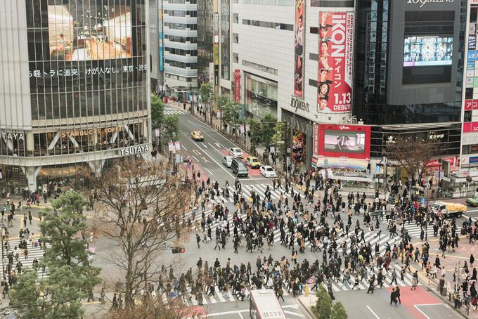 Mestni vrvež na najprometnejšem križišču na svetu - v tokijskem predelu Shibuya. | Foto: Thinkstock