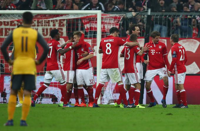 Bayern je doma v ligi prvakov zmagal že 16. zapored. | Foto: Reuters