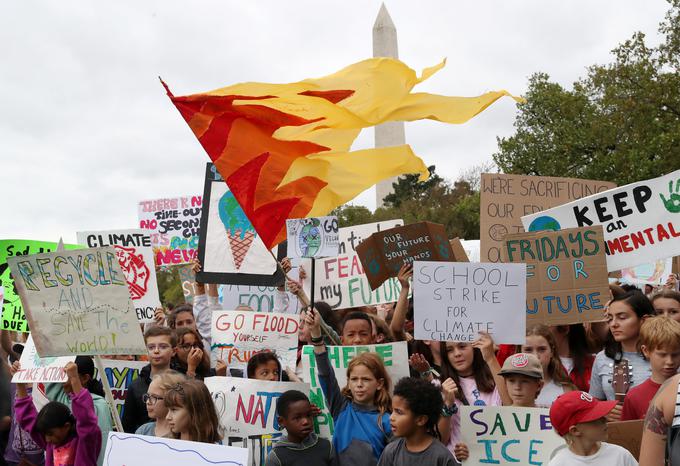podnebni protesti greta thunberg | Foto: Reuters