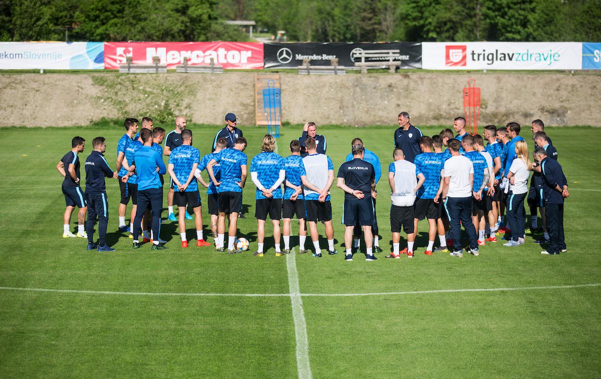 slovenska nogometna reprezentanca, trening | Slovenijo v petek čaka obračun z Avstrijo. | Foto Peter Podobnik/Sportida