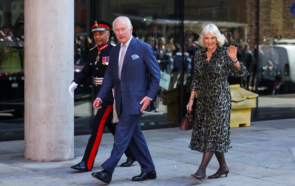 Britanski kralj Karel III. | Zdravniki britanskega kralja ostajajo optimistični glede njegovega nadaljnjega okrevanja. | Foto Reuters