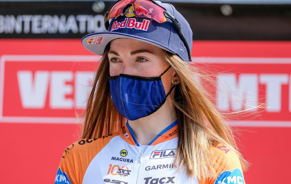 Jana Belomojna | V Sloveniji bo začasno zatočišče našla tudi ena najboljših tekmovalk v olimpijskem krosu, 29-letna ukrajinska kolesarka Jana Belomojna.  | Foto Guliverimage