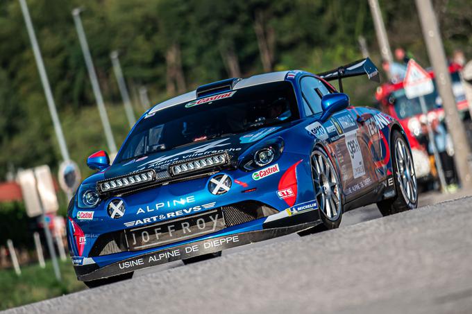 Atraktivni alpine A110 rally je v Novi Gorici pripeljal do prve skupne zmage tega dirkalnika v novi generaciji. | Foto: WRC Croatia