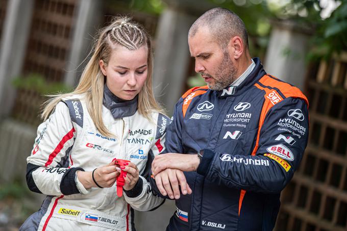 Tara Berlot in Vili Ošlaj - danes najhitrejša sovoznika v državnem prvenstvu | Foto: WRC Croatia