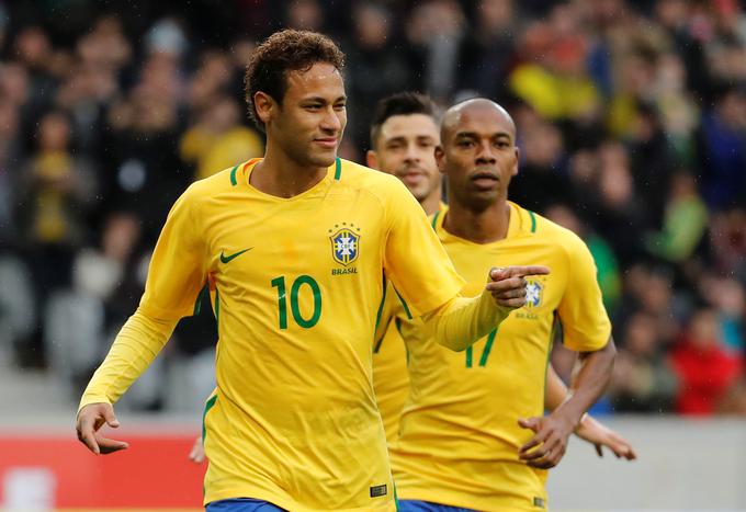 Neymar je prvi zvezdnik Brazilije, edine reprezentance, ki je nastopila na vseh svetovnih prvenstvih. | Foto: Reuters