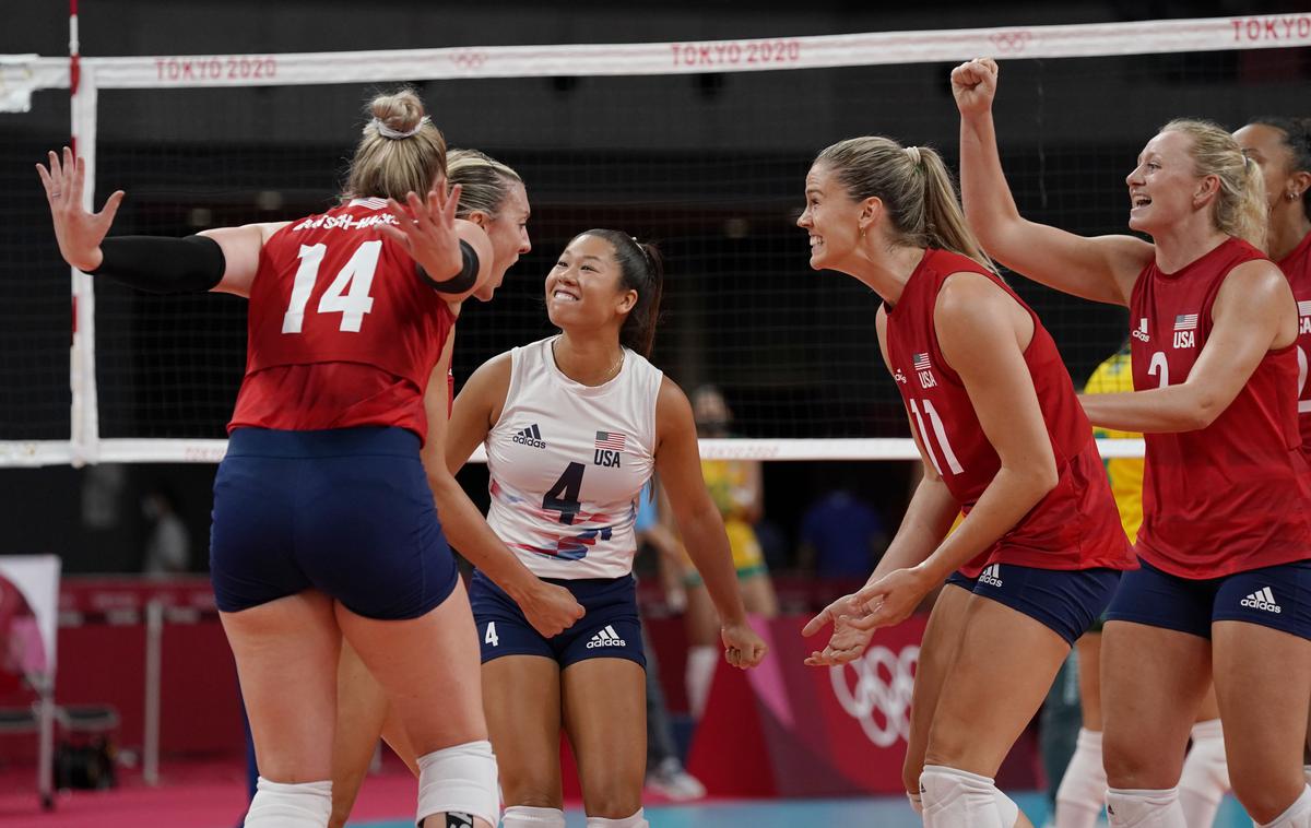ZDA odbojka finale OI | Odbojkarice ZDA so olimpijske prvakinje, | Foto Reuters