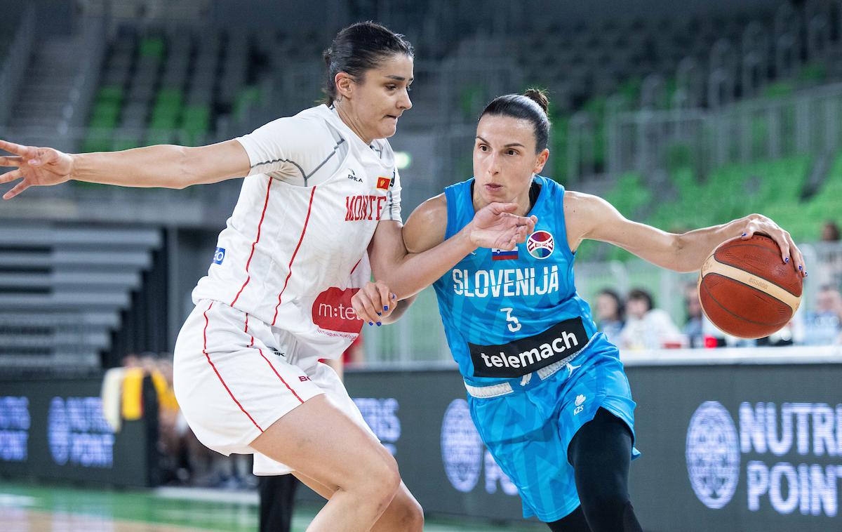 slovenska ženska košarkarska reprezentanca : Črna gora, pripravljalna tekma, Teja Oblak | Teja Oblak | Foto Vid Ponikvar/Sportida