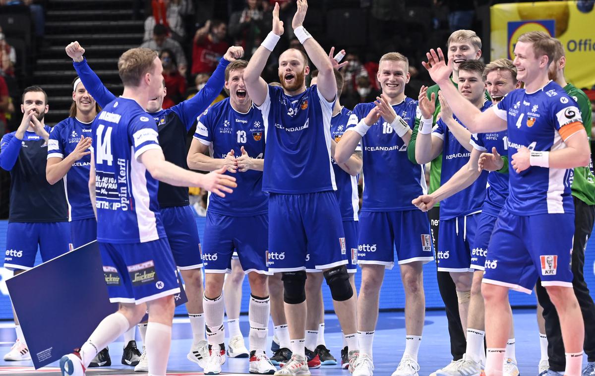 Islandija rokomet EP | Islandci so po hudem boju premagali Madžare in s polnim izkupičkom napredovali v drugi krog. | Foto Guliverimage
