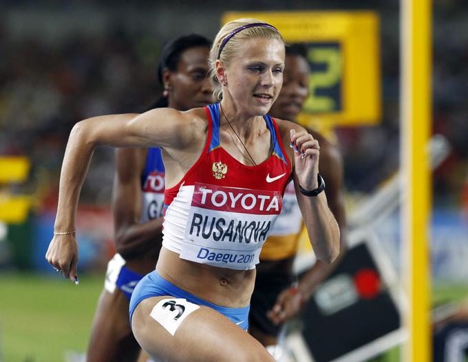 Julija Stepanova (pred poroko se je pisala Rusanova) je na štartni listi teka na 800 metrov, ali bo tudi nastopila, pa za zdaj še ni znano. | Foto: Reuters
