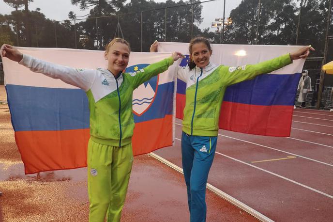 Leja Glojnaric Iris Breganski | Slovenski gluhi atletinji Leja Glojnarič in Iris Breganski sta na zadnjem nastopu na poletni olimpijadi gluhih v skoku v višino osvojili zlato in bron.