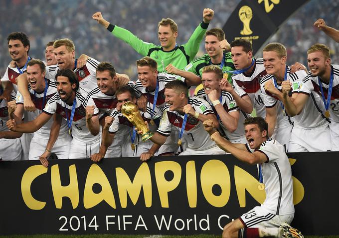 Zadnji naslov svetovnega prvaka (2014) je osvojila Nemčija. Najboljša je bila v Braziliji. | Foto: Reuters