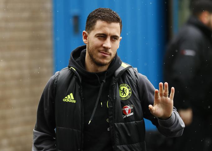Chelsea v tej sezoni leti na krilih Edena Hazarda. Belgijec je 33 tekmah dosegel 13 zadetkov in dodal še šest podaj.  | Foto: Reuters