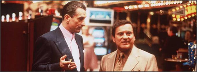 Robert DeNiro, Sharon Stone in Joe Pesci v kriminalni sagi Martina Scorseseja o značajsko različnih prijateljih, ki v 70. in 80. letih prejšnjega stoletja poskušata nadzorovati svetovno prestolnico zabave. • V petek, 12. 3., ob 23.25 na CineStar TV Premiere 1.* | Foto: 