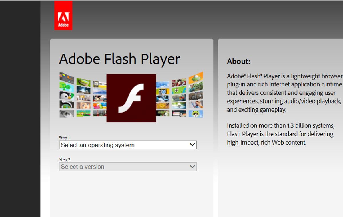 Adobe Flash | Foto zajem zaslona