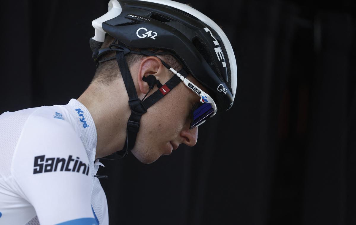 Tadej Pogačar | Tadej Pogačar in kolesarji na Dirki po Franciji so imeli težak dan. | Foto Reuters