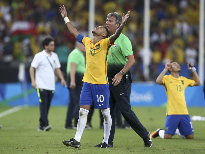 Neymar in druščina so ozdravili Brazilijo dolgoletnega olimpijskega uroka. | Foto: Reuters