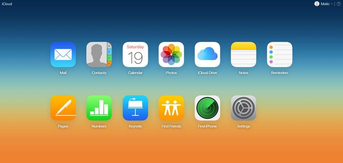 Apple iCloud | Foto: Matic Tomšič