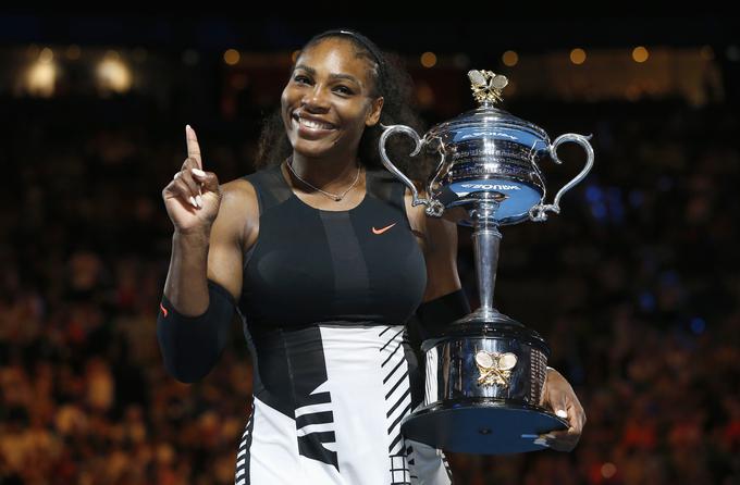 Serena Williams je nova številka ena ženskega tenisa in lastnica največ osvojnih grand slamov. | Foto: Reuters