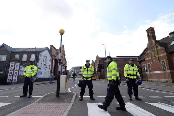 Policija, britanska policija | Policija v britanskem mestu Birmingham. | Foto Reuters