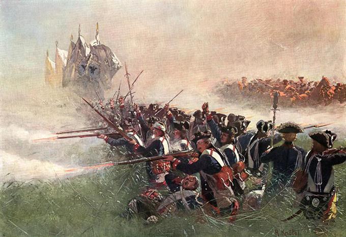 Pruski vojaki v bitki pri Kolinu | Foto: commons.wikimedia.org