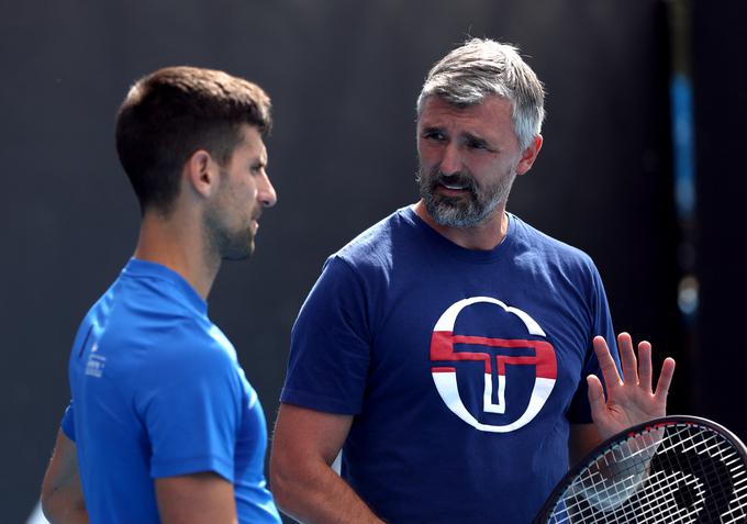 Novak Đoković in Goran Ivanišević  | Foto: Reuters