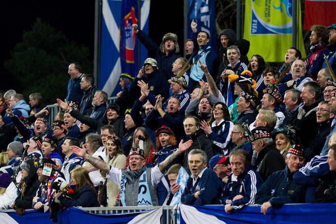 V Franciji so manjkali Škoti in njihovi odlični navijači, ki smo jih že spoznali tudi v Sloveniji. | Foto: Vid Ponikvar
