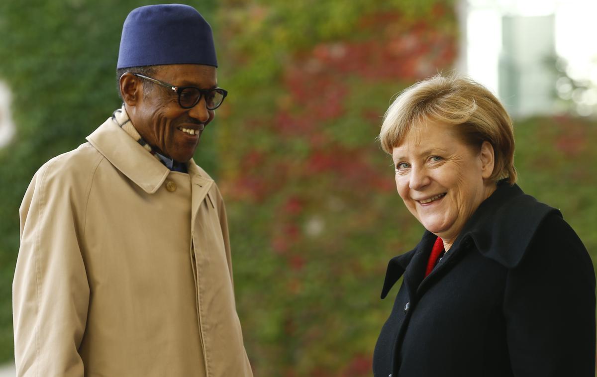 Muhammadu Buhari, Angela merkel | Foto Reuters