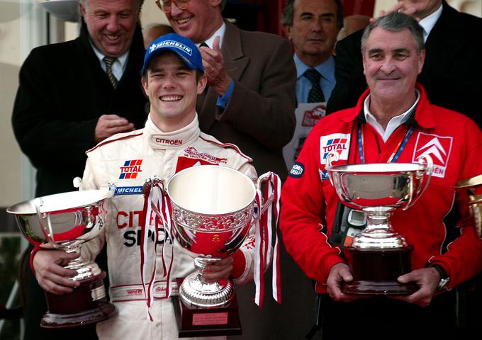 Guy Frequelin (desno) skupaj s Sebastienom Loebom leta 2002 na začetku njegove šampionske športne poti. Frequelin je bil najbolj zaslužen za njegovo dolgoročno pogodbo s Citroënom. | Foto: Reuters