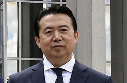 Peking: Izginuli šef Interpola je osumljen sprejemanja podkupnine