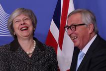 Theresa May in Jean Claude Juncker