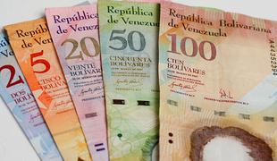 Venezuela bo z bankovcev črtala šest ničel