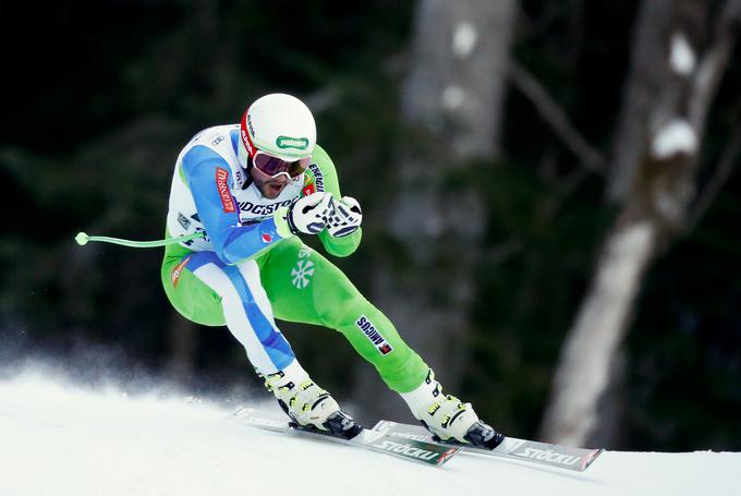 Boštjan Kline je trenutno petnajsti smukač sezone svetovnega pokala, a predvsem na račun četrtega mesta z uvodne tekme. | Foto: Reuters