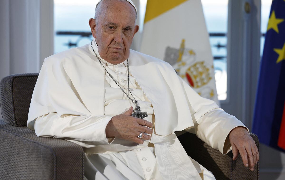 Papež Frančišek | Papež Frančišek je svoj obisk v Marseillu začel v petek. | Foto Reuters