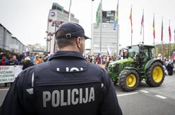 Kmetom 160 evrov globe, če se bodo s traktorji vozili po središču Ljubljane?