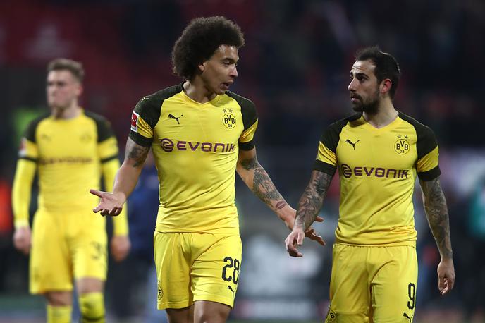 Borussia Dortmund | Borussia Dortmund je še tretjič v nizu remizirala v nemškem prvenstvu. Vmes je izgubila proti Tottenhamu v ligi prvakov. | Foto Getty Images