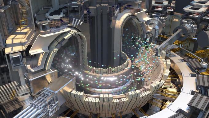 Tokamak projekta ITER bo največji na svetu. V njem bo kar 830 kubičnih metrov plazme, največji današnji tokamalki pa sprejmejo "samo" sto kubičnih metrov plazme. | Foto: 